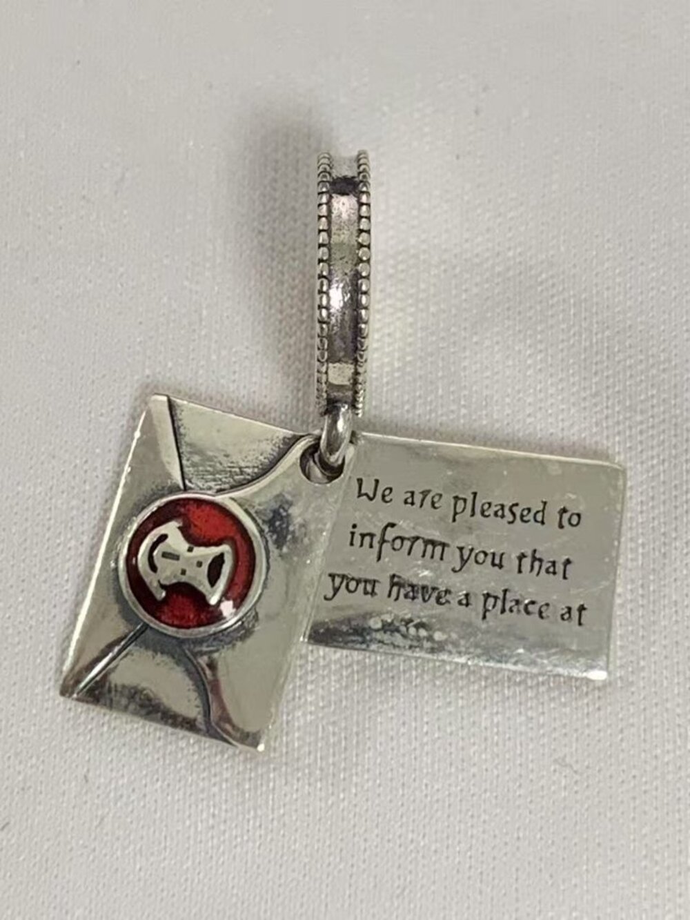 Pandora Harry Potter, Hogwarts Acceptance Letter Dangle Charm, S925 Silver